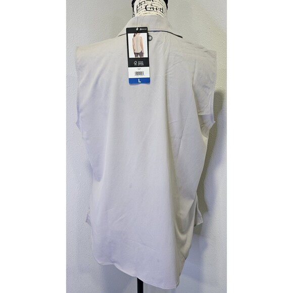 Eddie Bauer Women's Breathable Sleeveless Tech Shirt Gray Size Large NWT - Picture 4 of 10